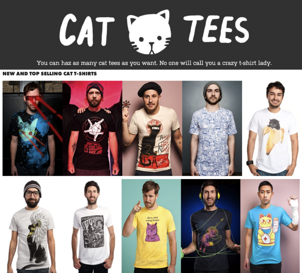 Cat T-Shirts Threadless